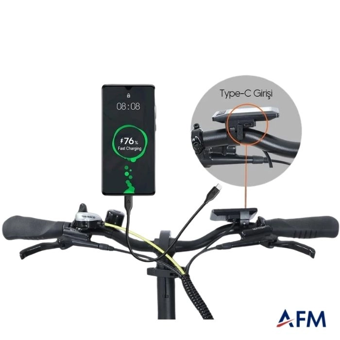 STRADA E-BRO KIRMIZI 36V 10.4Ah ELEKTRİKLİ BİSİKLET