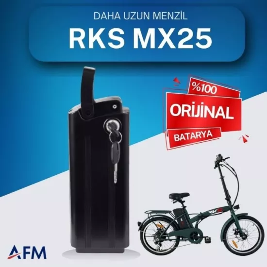 RKS MX25 36 Volt Batarya Orijinal Yedek Akü - Elektrikli Bisiklet Pili