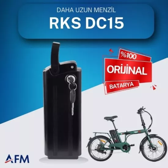 RKS DC15 36 Volt Batarya Orijinal Yedek Akü - Elektrikli Bisiklet Pili