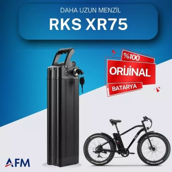 RKS XR75 48 Volt Batarya Orijinal Yedek Akü - Elektrikli Bisiklet Pili