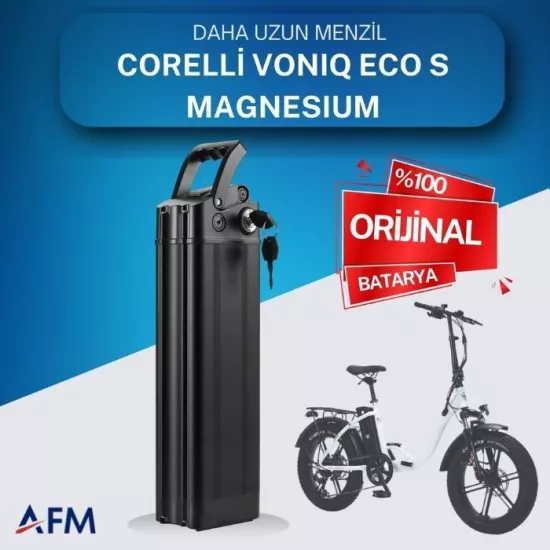 CORELLİ VONIQ ECO S MAGNESIUM  36 Volt Batarya Orijinal Yedek Akü - Elektrikli Bisiklet Pili