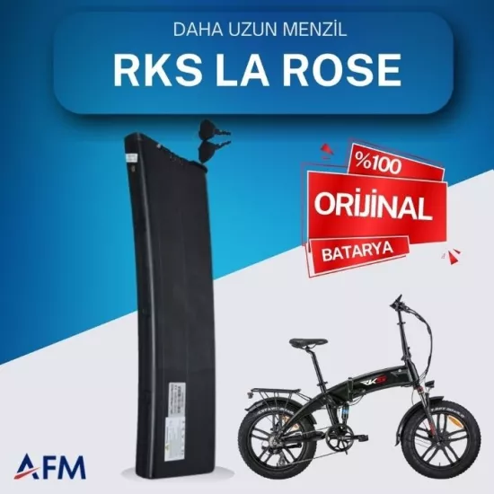 RKS LA ROSE 36 Volt Batarya Orijinal Yedek Akü - Elektrikli Bisiklet Pili