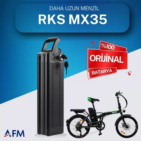 RKS MX35 36 Volt Batarya Orijinal Yedek Akü - Elektrikli Bisiklet Pili