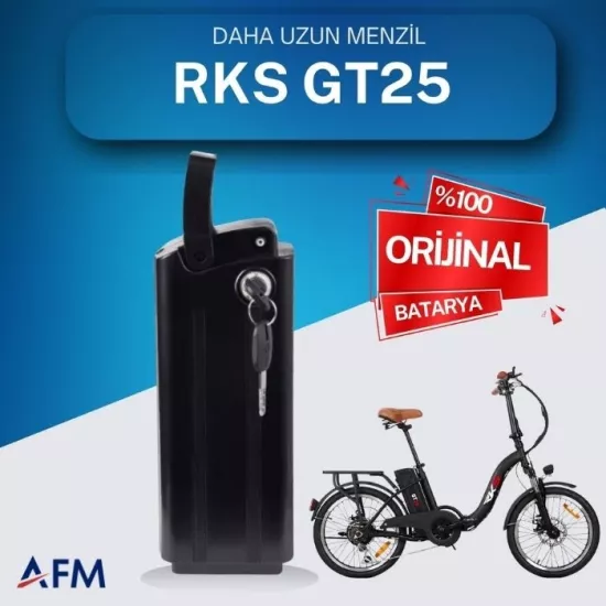 RKS GT25 36 Volt Batarya Orijinal Yedek Akü - Elektrikli Bisiklet Pili