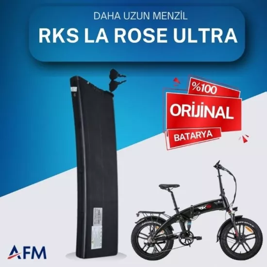 RKS LA ROSE ULTRA  48 Volt Batarya Orijinal Yedek Akü - Elektrikli Bisiklet Pili