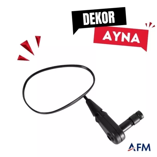 Bisiklet Dikiz Aynası, Geniş Açılı Mercekli Dekor Ayna Elops