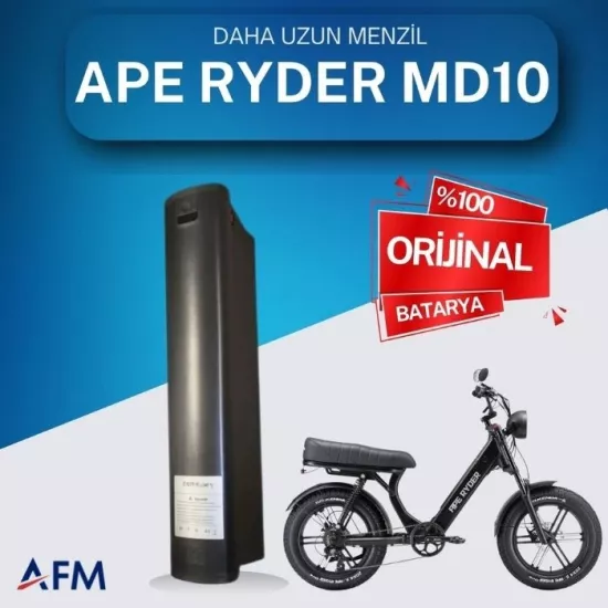 APE RYDER MD10 48 Volt Batarya Orijinal Yedek Akü - Elektrikli Bisiklet Pili