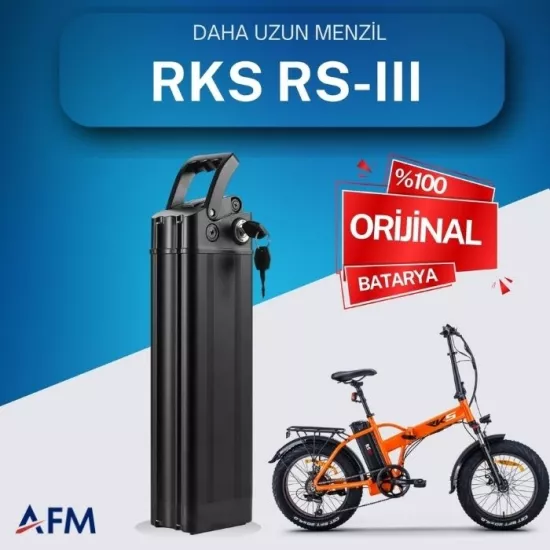 RKS RS3 (RSIII) 36 Volt Batarya Orijinal Yedek Akü - Elektrikli Bisiklet Pili