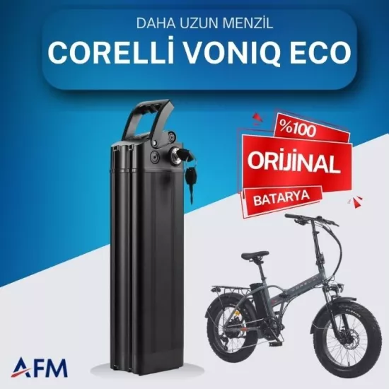 CORELLİ VONIQ ECO 36 Volt Batarya Orijinal Yedek Akü - Elektrikli Bisiklet Pili