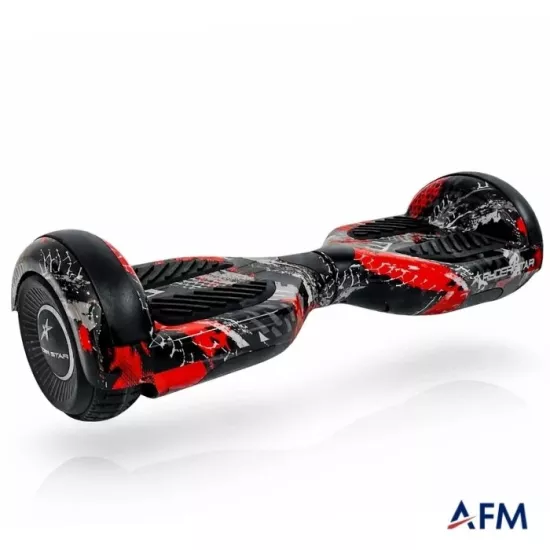 RYDER STAR HOVERBOARD KIRMIZI EXTREME DESEN 36V 250 WATT X2 ELEKTRİKLİ DENGELİ KAYKAY