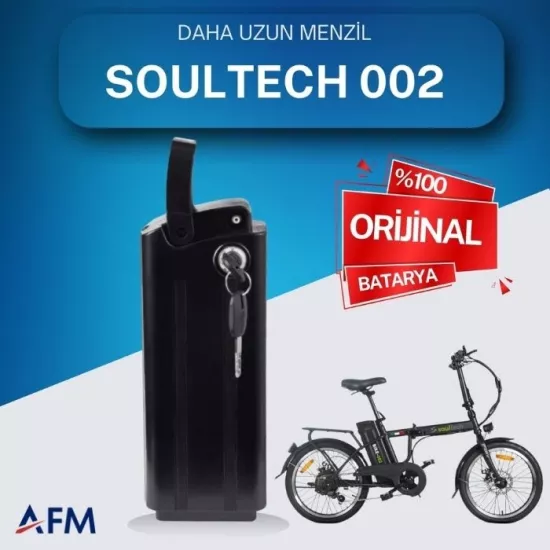 SOULTECH 002 36 Volt Batarya Orijinal Yedek Akü - Elektrikli Bisiklet Pili