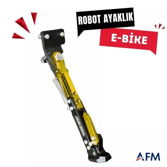 E-BİKE ROBOT AYAKLIK APARATI (PARK)-Sarı-gri