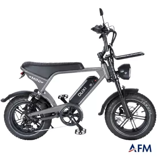 T-BİKE V8 ULTRA MINI ANTRASİT GRİ 36V 10.4Ah ELEKTRİKLİ BİSİKLET - E-BİKE