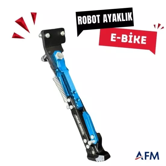 E-BİKE ROBOT AYAKLIK APARATI (PARK)-Mavi-gri