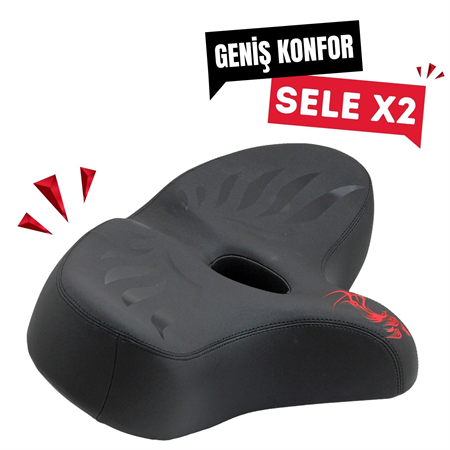 ZER SPORT ULTRA GENİŞ KONFOR SELE X2