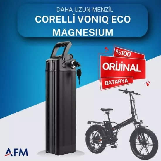 CORELLİ VONIQ ECO MAGNESIUM  36 Volt Batarya Orijinal Yedek Akü - Elektrikli Bisiklet Pili